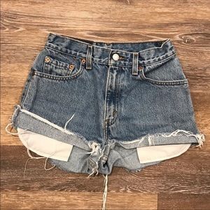 Vintage Levi jean shorts